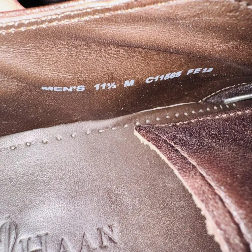 Cole Haan Dark Brown Leather Cap-Toe Oxfords